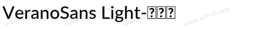 VeranoSans Light字体转换